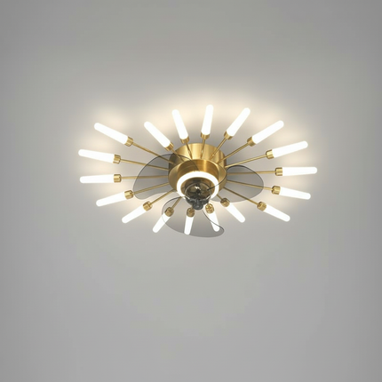 Collection image for: Lustre Ventilateur Métal Inox