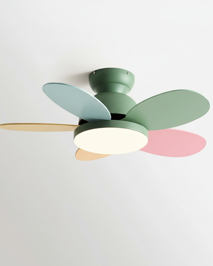 Lustre Ventilateur 5 Pales Bois Réversible - Vue 3