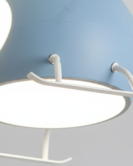 Lustre Ventilateur Avion LED Enfant - Vue 2