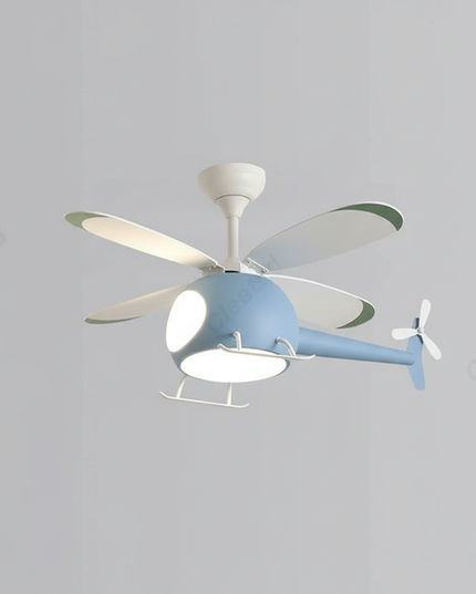 Lustre Ventilateur Avion LED Enfant - Vue 3