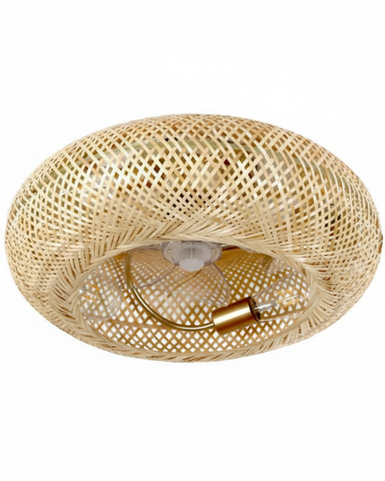 Lustre Ventilateur Bambou Invisible Silencieux - Vue 1