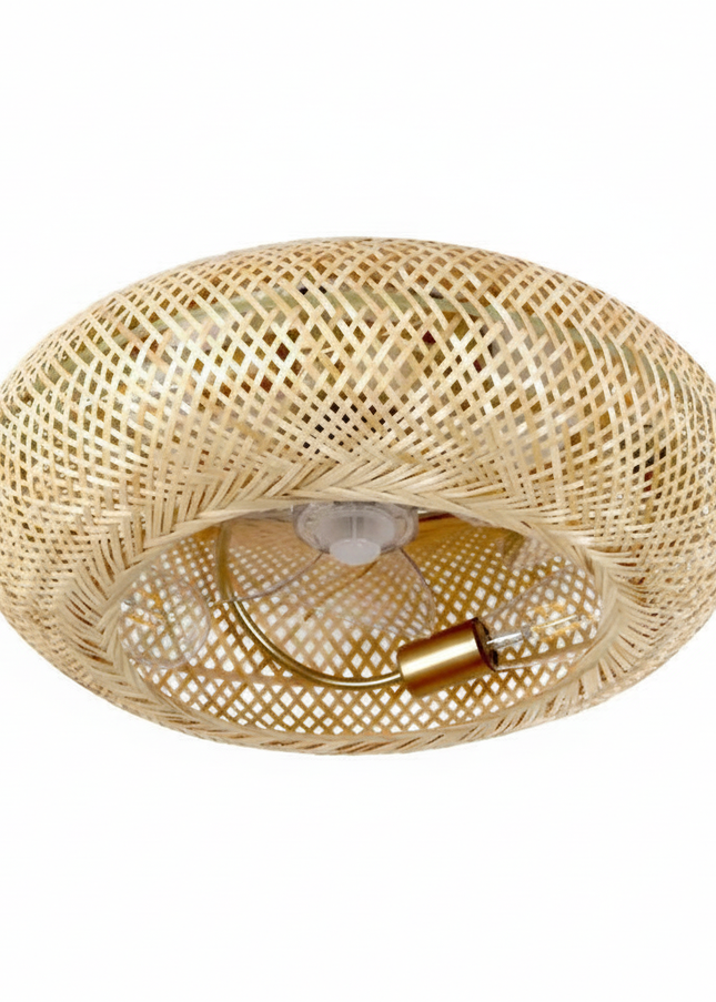 Lustre Ventilateur Bambou Invisible Silencieux - Vue 1