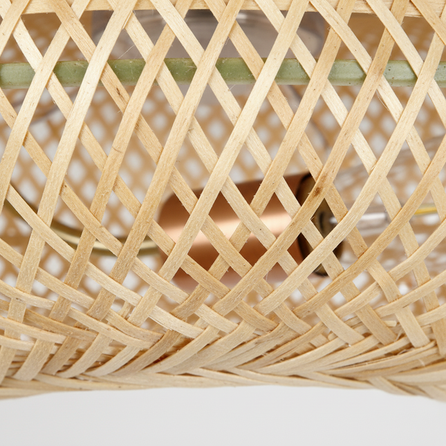 Lustre Ventilateur Bambou Invisible Silencieux - Vue 2