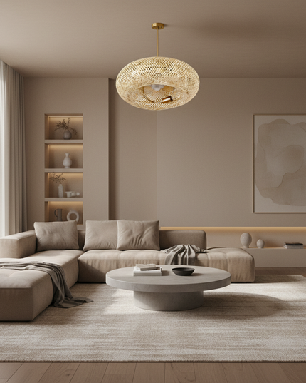 Lustre Ventilateur Bambou Invisible Silencieux - Vue 4