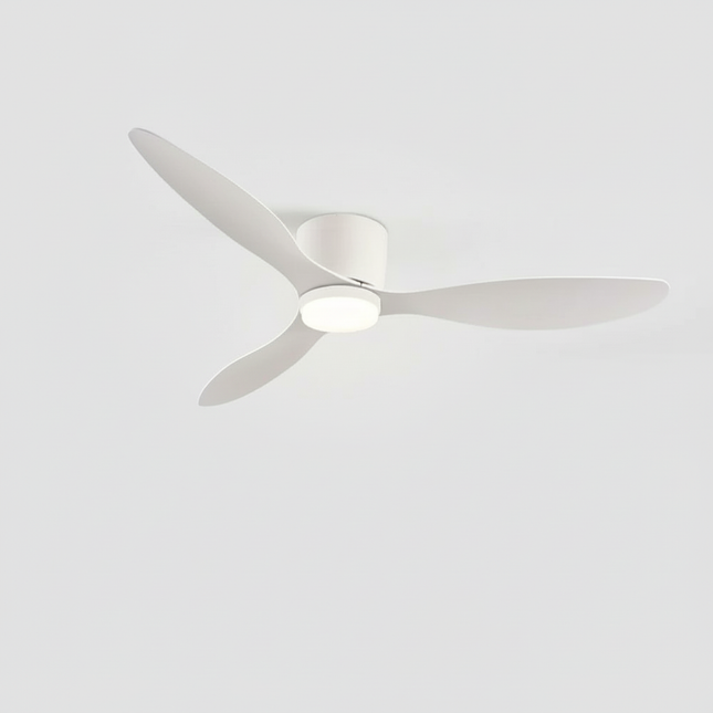 Lustre Ventilateur Basse Hauteur Noir LED Silencieux - Vue 1