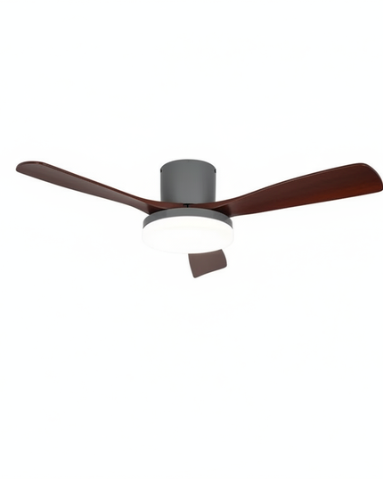 Lustre Ventilateur Bois DC 3 Couleurs - Modèle 4 / 52 pouces / 220 V