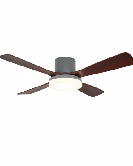 Lustre Ventilateur Bois DC 3 Couleurs - Ou / 42 pouces / 220 V
