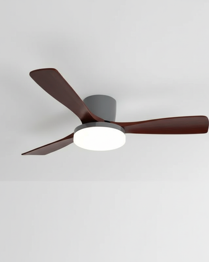 Lustre Ventilateur Bois DC 3 Couleurs - Vue 3