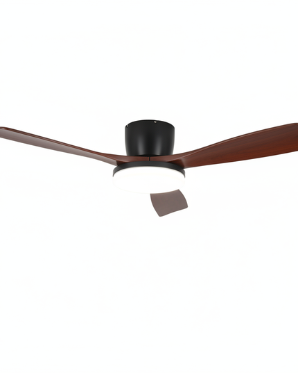 Lustre Ventilateur Bois DC Réversible - Modèle 3 / 52 pouces / 220 V