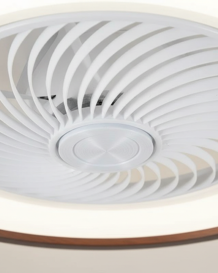 Lustre Ventilateur Bois Nordique Ultra-Fin - Vue 2