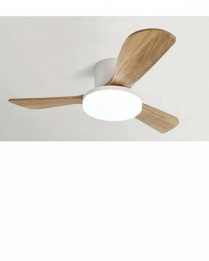 Lustre Ventilateur Bois Pales Réversibles LED DC - Vue 1
