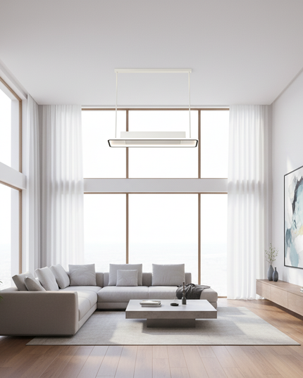 Lustre Ventilateur Carré Sans Pales LED - Ou Ø 55 cm (55 W) / 220 V