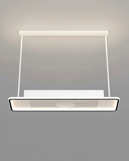 Lustre Ventilateur Carré Sans Pales LED - Vue 1