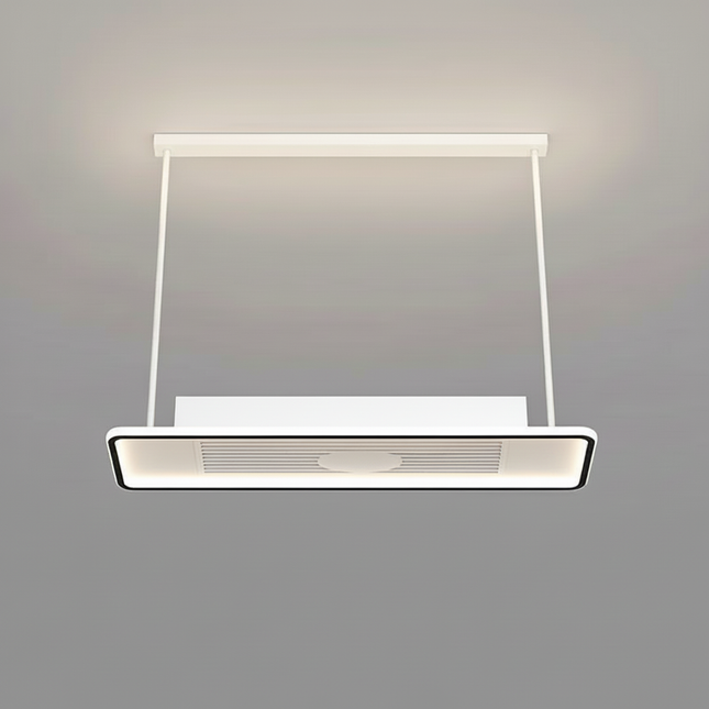 Lustre Ventilateur Carré Sans Pales LED - Vue 1