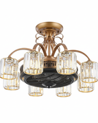 Noir & Finition Noyer / 52 pouces