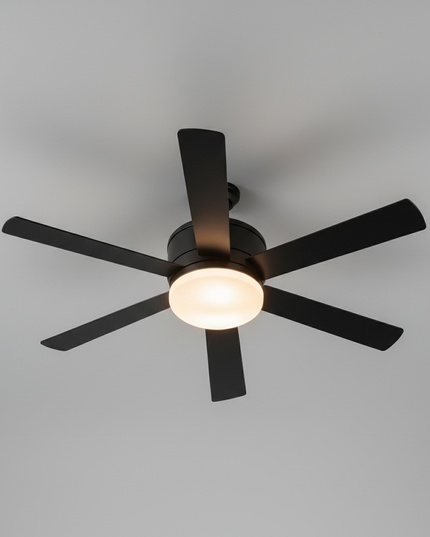 Lustre Ventilateur E27 RGB Musique Télécommande - Vue 3