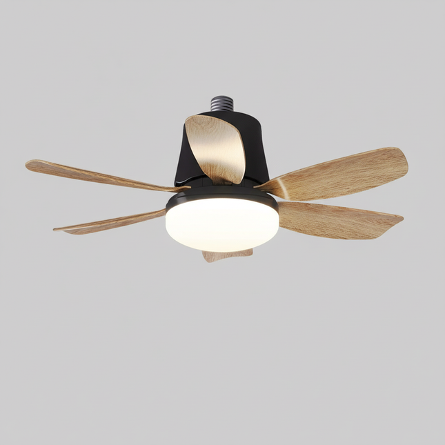 Lustre Ventilateur E27 RGB Musique - Vue 1