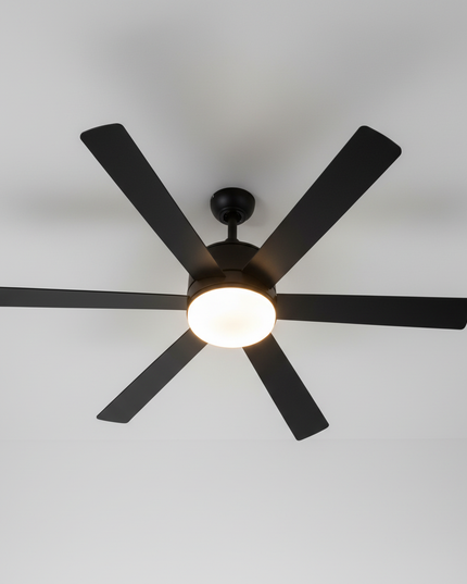 Lustre Ventilateur E27 RGB Télécommande Moderne - Vue 3