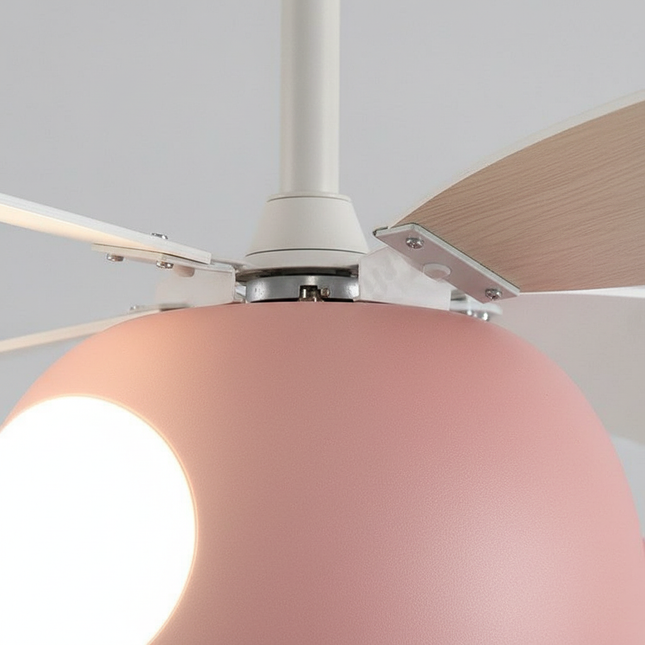 Lustre Ventilateur Hélicoptère Bleu LED Enfant - Vue 2