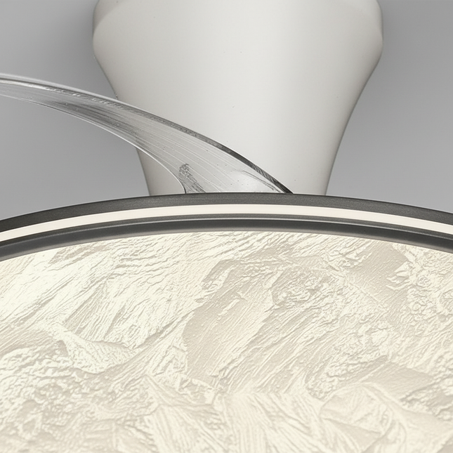 Lustre Ventilateur Invisible Blanc 3 Couleurs - Vue 2