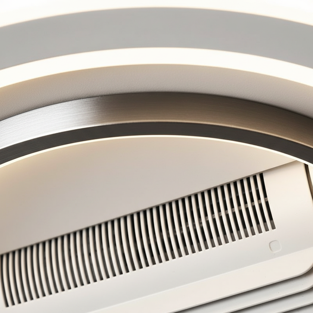 Lustre Ventilateur Invisible Blanc Télécommande - Vue 2