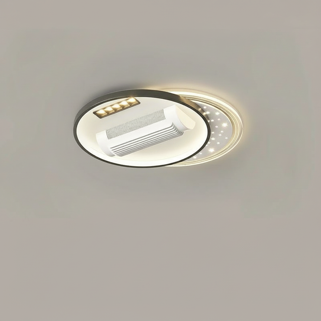 Lustre Ventilateur Invisible LED Silencieux - Vue 1