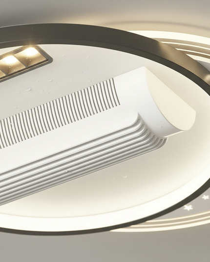 Lustre Ventilateur Invisible LED Silencieux - Vue 2