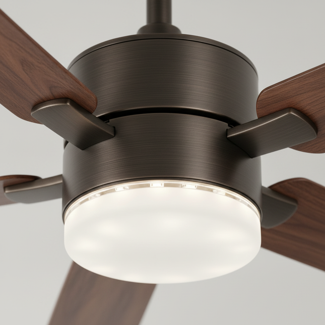 Lustre Ventilateur Invisible LED Silencieux - Vue 2