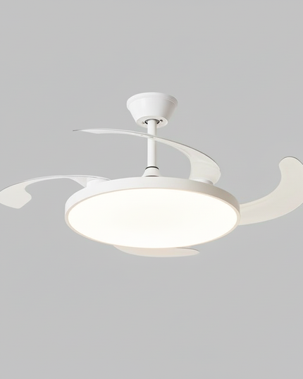 Lustre Ventilateur Invisible Moderne Noir - Vue 1