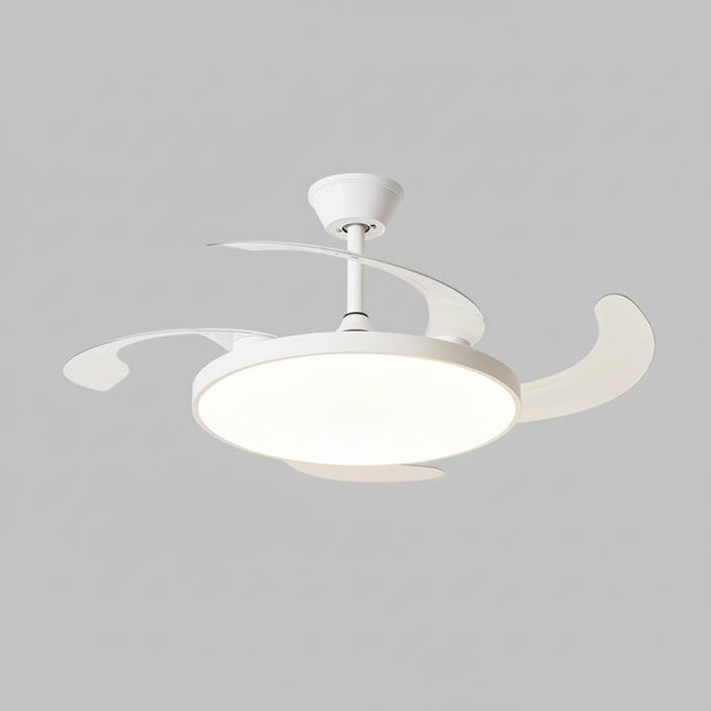 Lustre Ventilateur Invisible Moderne Noir - Vue 1