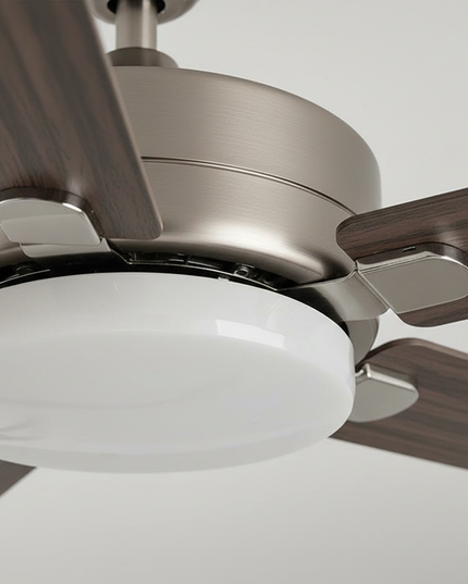 Lustre Ventilateur Invisible Nickel Moderne LED - Vue 2