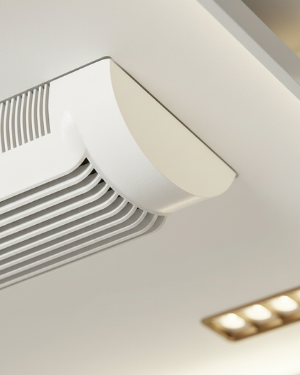 Lustre Ventilateur Invisible Silencieux LED Télécommande - Vue 2