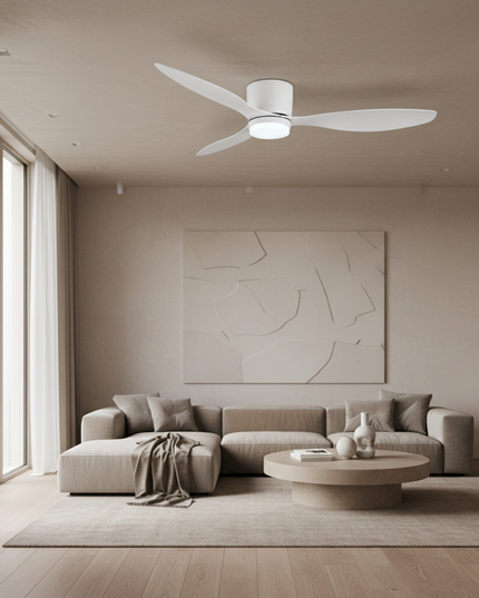 Lustre Ventilateur Loft DC Noir 3 Pales - Vue 4