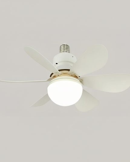 Lustre Ventilateur Moderne Blanc 6 Pales Smart - Vue 1