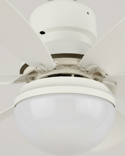 Lustre Ventilateur Moderne Blanc 6 Pales Smart - Vue 2