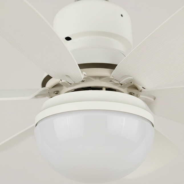 Lustre Ventilateur Moderne Blanc 6 Pales Smart - Vue 2