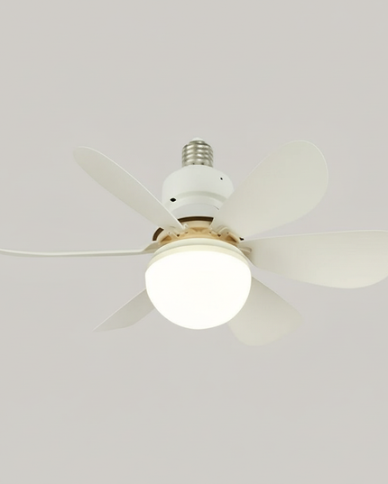 Lustre Ventilateur Moderne Blanc 6 Pales Smart - Vue 3