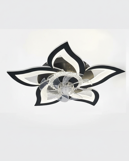 Lustre Ventilateur Moderne Blanc Rétractable Smart - Vue 1