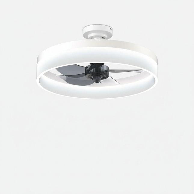Lustre Ventilateur Moderne LED Silencieux Dimmable - Vue 1