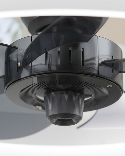 Lustre Ventilateur Moderne LED Silencieux Dimmable - Vue 2