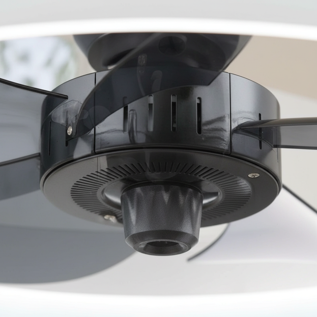 Lustre Ventilateur Moderne LED Silencieux Dimmable - Vue 2