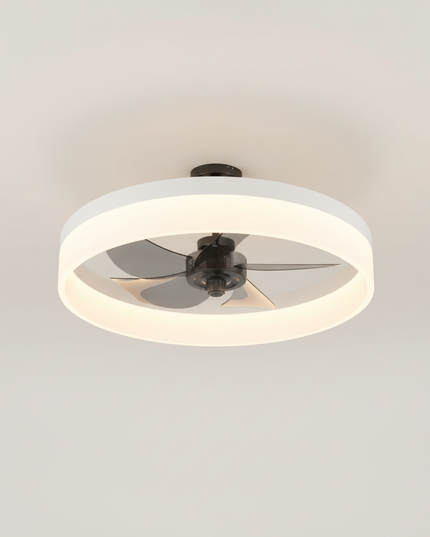 Lustre Ventilateur Moderne LED Silencieux Dimmable - Vue 3