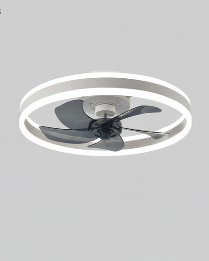 Lustre Ventilateur Moderne Smart LED Silencieux - Vue 1