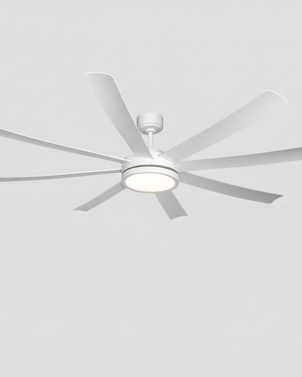 Lustre Ventilateur Noir Grand 3 Pales - Vue 1