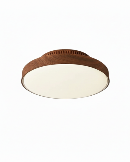 Lustre Ventilateur Noyer Sans Pales Silencieux - Blanc L 55 x 55 cm (58W) / 42 pouces