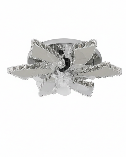 Lustre Ventilateur Pales Rétractables Cristal LED - ceiling fan / Russian Federation