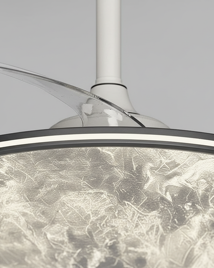 Lustre Ventilateur Plein Spectre Bois Anthracite - Vue 2