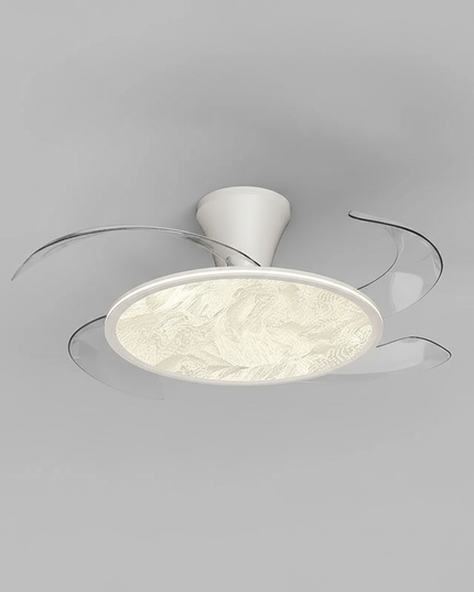 Lustre Ventilateur Rétractable Moderne Dimmable - Vue 1
