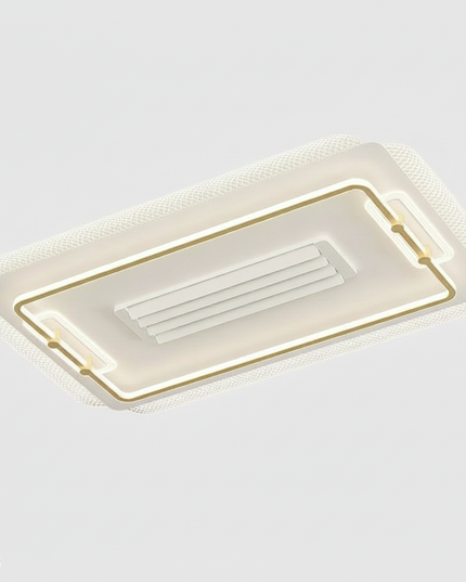 Lustre Ventilateur Rétractable Réversible Noir - Vue 1