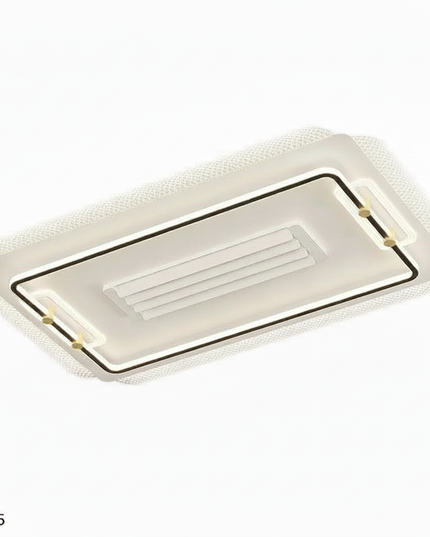 Lustre Ventilateur Rétractable Réversible Noir - Vue 1